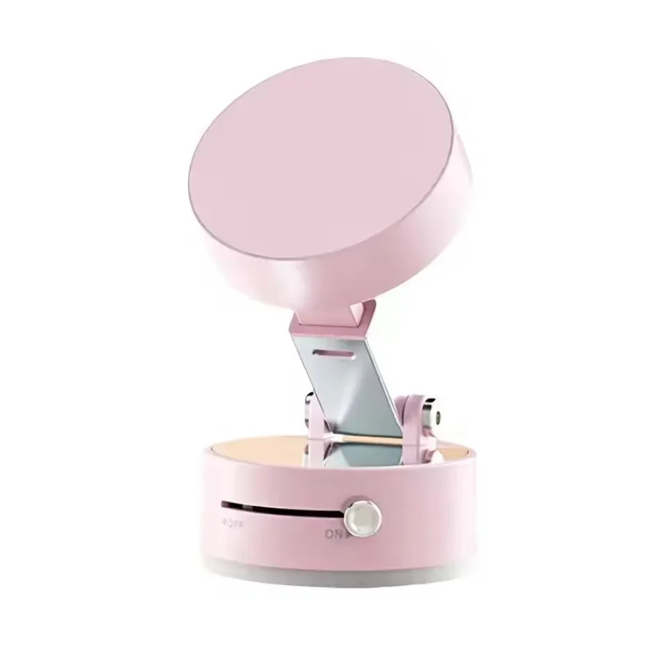 Vacuum Suction Cup Magnetic Phone Holder Multifunctional Folding Lazy Phone Holder 3 Colors Universal Car Interior Accessories