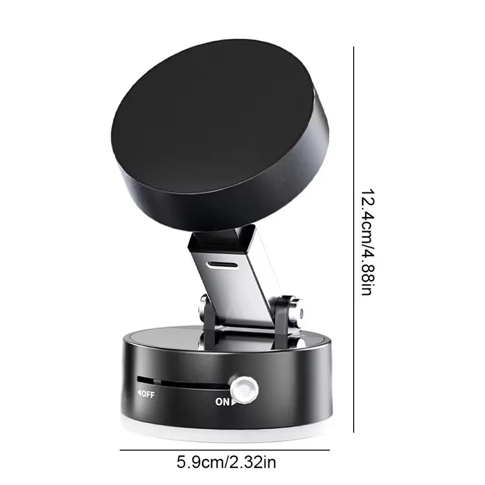 Vacuum Suction Cup Magnetic Phone Holder Multifunctional Folding Lazy Phone Holder 3 Colors Universal Car Interior Accessories