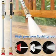High-Pressure Cleaning Wand with 3 Nozzles – Powerful Hose Attachment for Cars, Patios & More