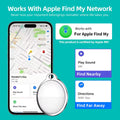 Wireless Mini GPS Tracker Anti-lost Alarm Key Child Wallet Finder GPS Locator Smart Tag For Apple iOS System Find My APP air tag