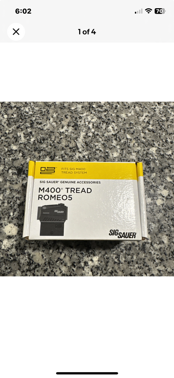 SIG SAUER ROMEO5 1x20mm TREAD 2 MOA Red Dot Sight - SOR52010