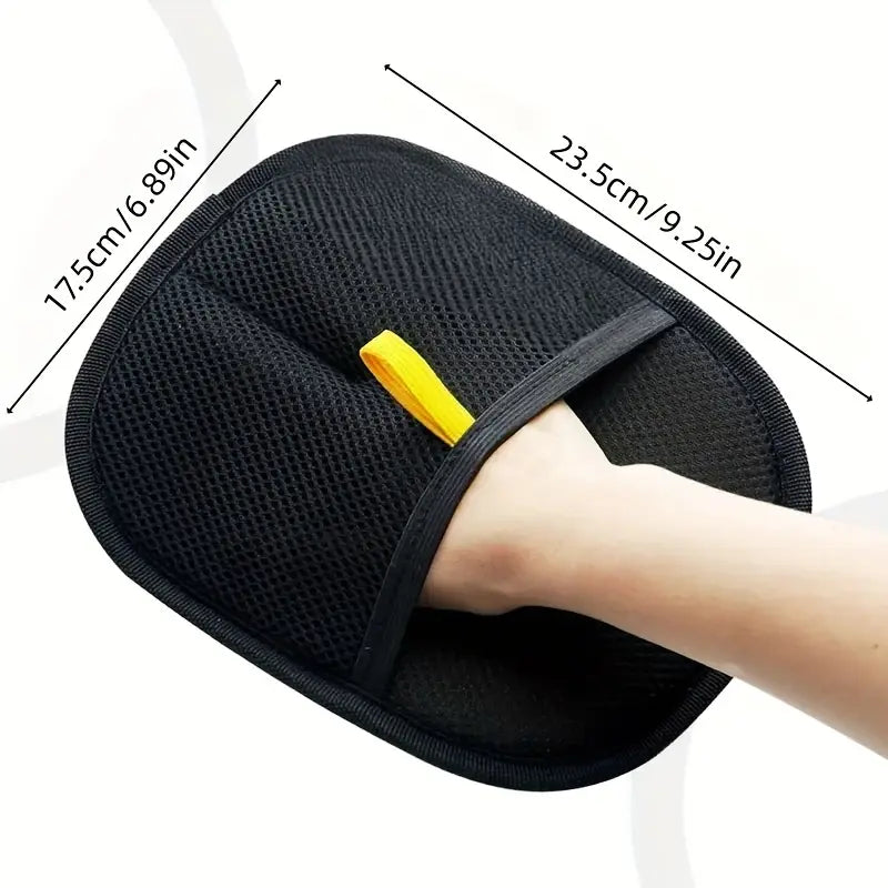 🧤 2-in-1 Pet Grooming & Hair Remover Glove – Clean Furniture, Clothes & Pets in One Swipe!
