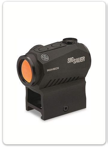 SIG SAUER ROMEO5 1X20mm Tactical Hunting Shooting Durable Waterproof Fogproof Illuminated 2 MOA Red Dot Reticle Gun Sight | Picatinny Mount Included