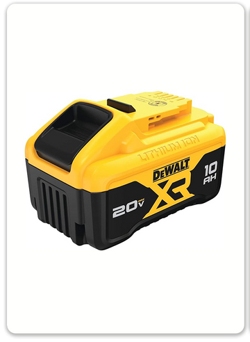 DEWALT 20V MAX XR Lithium Ion Battery, 10.0Ah, 2-Pack, LED Charge Indicator (DCB210-2)