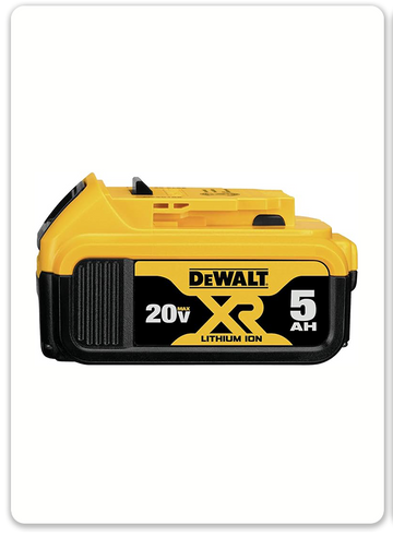 DEWALT 20V MAX XR Battery, Lithium Ion, 5.0Ah (DCB205), Multi