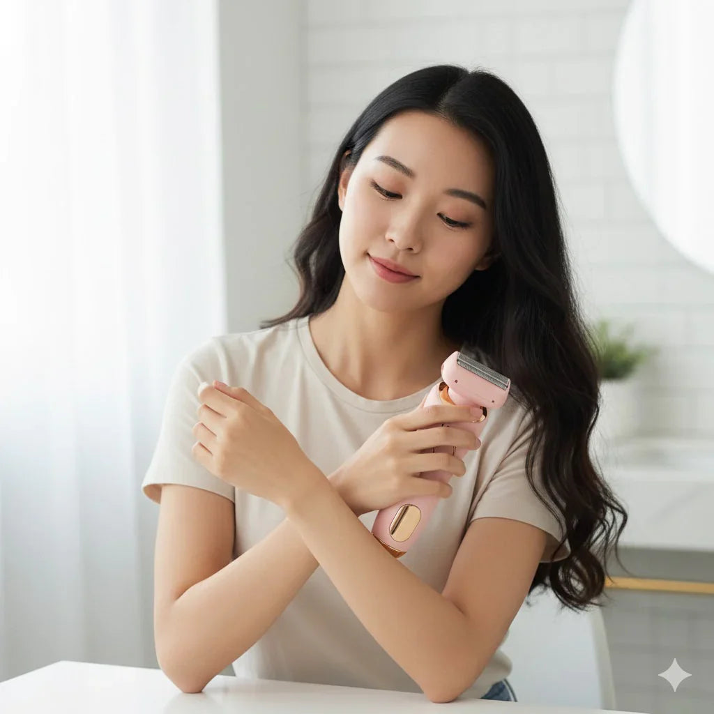 Livora™ SmoothGlide Electric Shaver – Waterproof Hair Removal Electric Razor